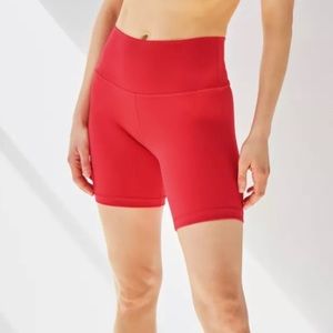Aritzia Red Athletic Shorts